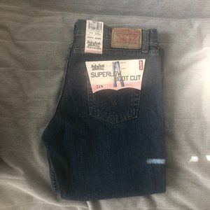 NWT Levis 518 Superlow Bootcut Jeans - Stretch - Women's Size 11 - Long Juniors